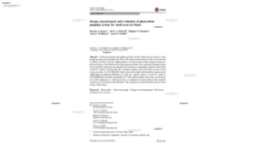 Design, measurement and evaluation of photovoltaic pumping system for rural areas in Oman